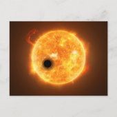 De exoplaneet Wasp-107b is een gasreus Briefkaart (Voorkant)