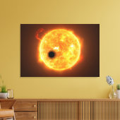 De exoplaneet Wasp-107b is een gasreus Canvas Afdruk (Insitu (Woonkamer))