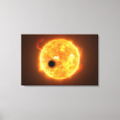 De exoplaneet Wasp-107b is een gasreus Canvas Afdruk (Voorkant)