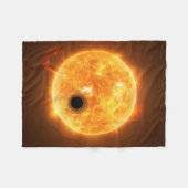 De exoplaneet Wasp-107b is een gasreus Fleece Deken (Voorkant (Horizontaal))