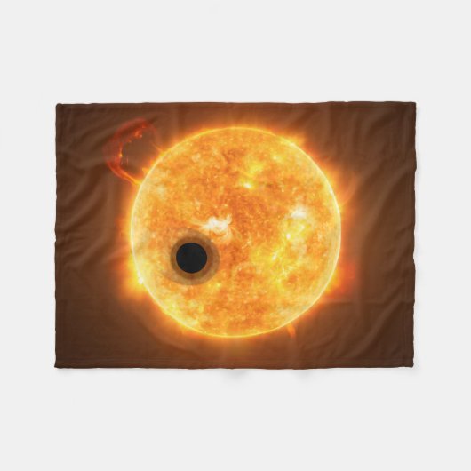 De exoplaneet Wasp-107b is een gasreus Fleece Deken (Voorkant (Horizontaal))