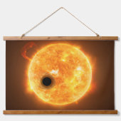 De exoplaneet Wasp-107b is een gasreus Hangend Wandkleed (Voorkant)