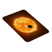 De exoplaneet Wasp-107b is een gasreus Magneet (Rechterzijde)