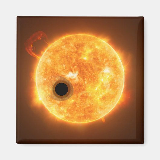 De exoplaneet Wasp-107b is een gasreus Magneet (Voorkant)