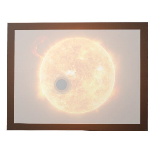 De exoplaneet Wasp-107b is een gasreus Notitieblok (Voorkant)