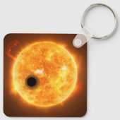 De exoplaneet Wasp-107b is een gasreus Sleutelhanger (Achterkant)