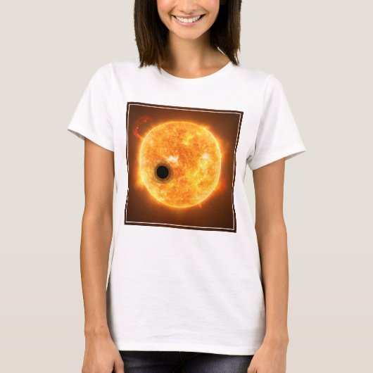 De exoplaneet Wasp-107b is een gasreus T-shirt (Voorkant)