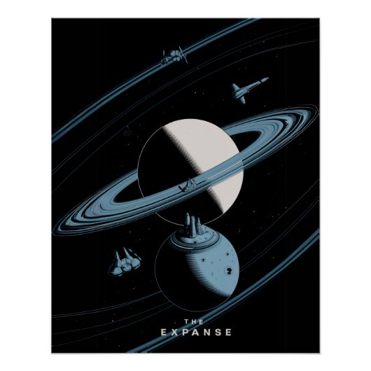 De Expanse-SciFi-verkenning Perfect Poster (Voorkant)