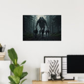 De expeditie (monsters zijn echt) poster (Thuiskantoor)