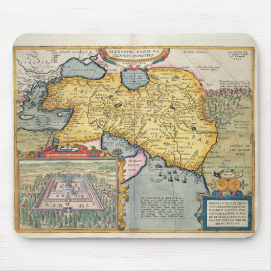 De expeditie van Alexander de Grote Muismat (Voorkant)