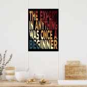 De expert in alles was ooit een beginner poster (Keuken)