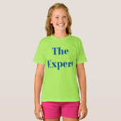 'De expert' - Trump voor meisjes T-shirt (Voorkant volledig)