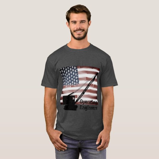 DE EXPLOITANT VAN CRANE VERGELIJKT VOLLEDIG T-SHIRT (Voorkant volledig)