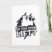 De exploitant van het vorkheftrucje houdt zelfs Fo Kaart (Voorkant)