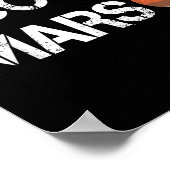 De Explorer neemt Marsruimte in Poster (Hoek)