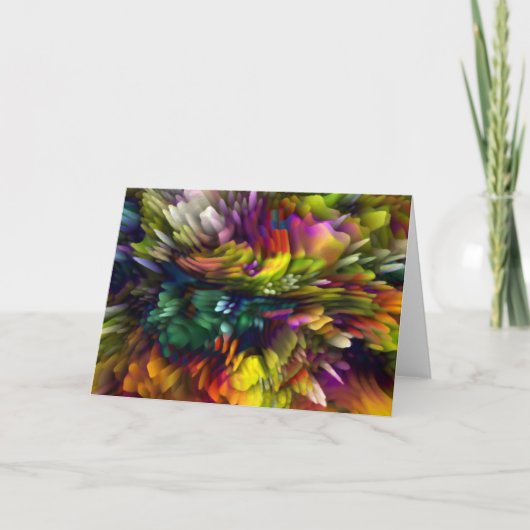 De Explosie van de kleur Kaart (Voorkant)