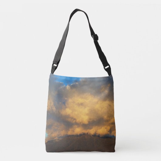 De explosie van de Sunset Cloud Crossbody Tas (Achterkant)