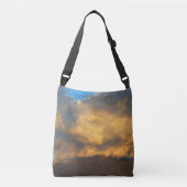 De explosie van de Sunset Cloud Crossbody Tas (Voorkant)