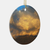 De explosie van de Sunset Cloud Keramisch Ornament (Rechts)