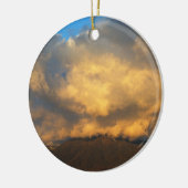 De explosie van de Sunset Cloud Keramisch Ornament (Links)