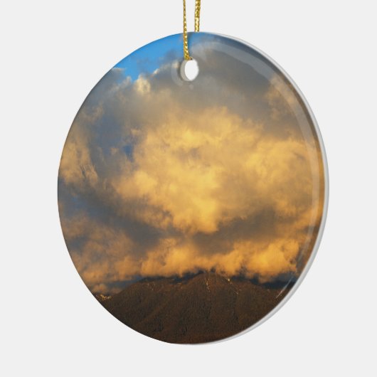 De explosie van de Sunset Cloud Keramisch Ornament (Links)