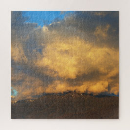 De explosie van de Sunset Cloud Legpuzzel