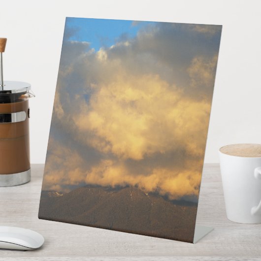 De explosie van de Sunset Cloud Reclamebord Met Voetstuk (Insitu)