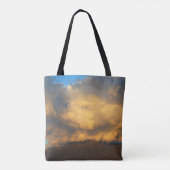 De explosie van de Sunset Cloud Tote Bag (Achterkant)