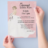 De Expo van het huwelijk kiest achtergrondkleur Flyer (Hand)