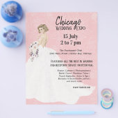 De Expo van het huwelijk kiest achtergrondkleur Flyer (Enkel)