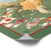 De Exportartikelen Tentoonstelling Japan 1911 Poster (Hoek)