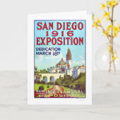 De Expositie 1916 van San Diego Kaart (Gele Bloem)