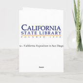 De Expositie van Panama - van Californië in San Kaart (Achterkant)