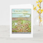 De Expositie van Panama - van Californië in San Kaart (Gele Bloem)