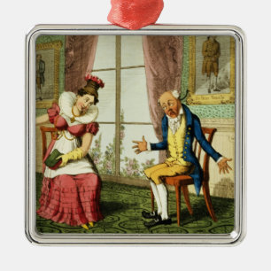 De expostulatie, pub. door G. Humphrey, 1821 (colo Metalen Ornament