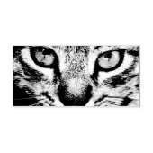 De expressieve blik van een huiskat  zelfinktende stempel (Design)