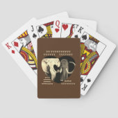 De-extinction Wooly Mammoth Pokerkaarten (Achterkant)