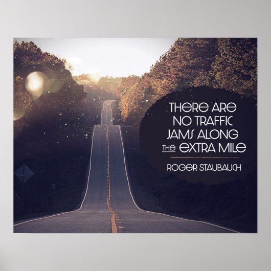 De Extra Mile Poster (Voorkant)