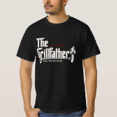 De extra ordinaire grillfather grappige Vaderdag T-shirt (Voorkant)