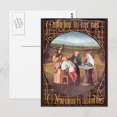 De extractie van de steen van de waanzin briefkaart (Voorkant / Achterkant)