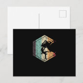 De Extreme Sporten van de Wandelaar van de Feestdagenkaart (Voorkant / Achterkant)