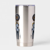 De Eye And Word Collectie Geïsoleerde Drinkbeker (Voorkant)