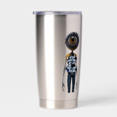 De Eye And Word Collectie Geïsoleerde Drinkbeker (Rechts)