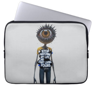 De Eye And Word Collectie Laptop Sleeve