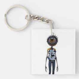 De Eye And Word Collectie Sleutelhanger