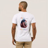 De Ezel & De Olifant PRIDE Leeuwenhart T-shirt (Achterkant volledig)