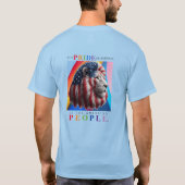 De Ezel & De Olifant PRIDE Vlag Leeuwenhart T-shirt (Achterkant)