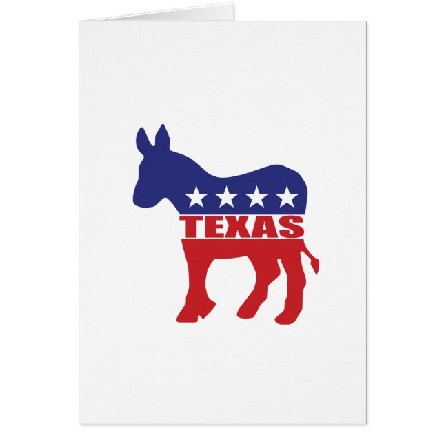 De Ezel van de Democraat van Texas (Voorkant)