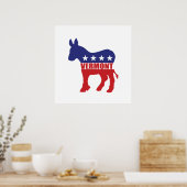De Ezel van de Democraat van Vermont Poster (Keuken)