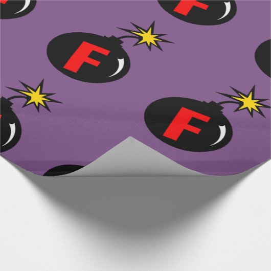 de f-bom cadeaupapier (Hoek)